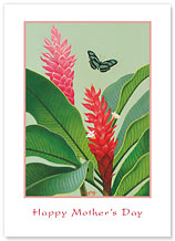 Peppermint Ginger - Hawaiian Collectors Edition Greeting Cards - Mother's Day Card