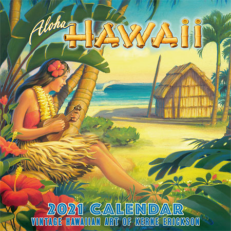 Aloha Hawaii - 2021 Wall Calendar - Vintage Hawaiian Art ...