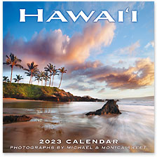 Hawaii Landscapes - 2023 Deluxe Hawaiian Wall Calendar