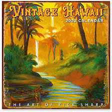 Vintage Hawaii - 2023 Deluxe Hawaiian Wall Calendar