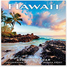 Hawaii Landscapes - 2025 Deluxe Hawaiian Wall Calendar
