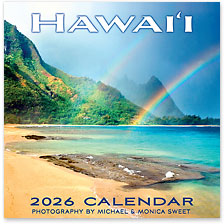 Hawaii Landscapes - 2026 Deluxe Hawaiian Wall Calendar