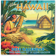 Aloha Hawaii - 2026 Deluxe Hawaiian Wall Calendar