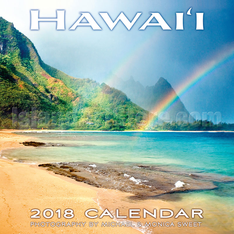 2018 Wall Calendar Hawaii Landscapes Photography by Michael
