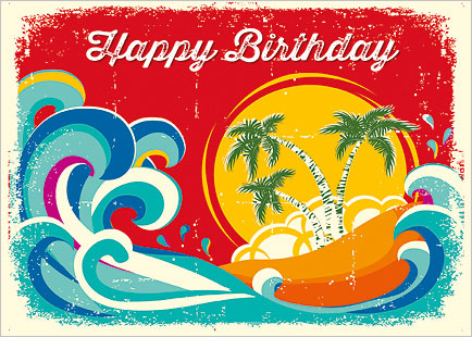Hawaiian Happy Birthday Wishes