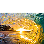 Sunrise Barrel - Hawaiian Everyday Blank Greeting Card