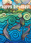 Nai'a Aloha - Hawaiian Happy Birthday Greeting Card