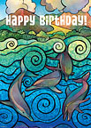 Nai'a Aloha - Hawaiian Happy Birthday Greeting Card