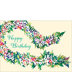 Lei Lani - Hawaiian Happy Birthday Greeting Card
