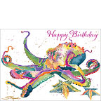 Dancing with the Stars - Hawaiian Happy Birthday Greeting Card