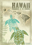 Hawaii Paradise of the Pacific - Hawaiian Everyday Blank Greeting Card