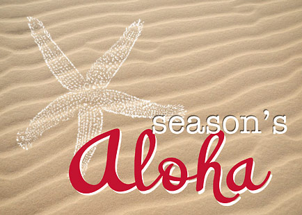 Season's Starfish - Personalized Holiday Greeting Card