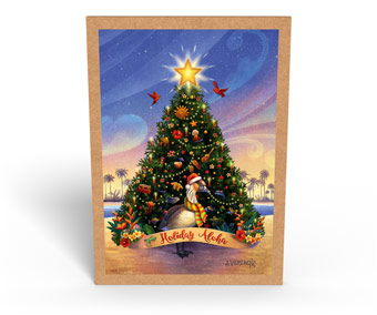 Holiday Aloha - Hawaiian Holiday / Christmas Greeting Card Box Set