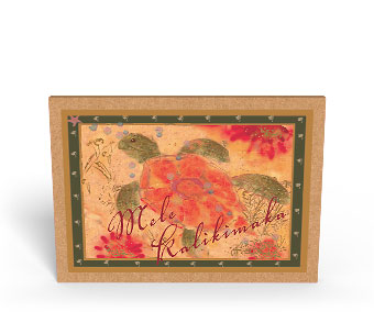 Honu - The Sea Turtle - Hawaiian Holiday / Christmas Greeting Card Box Set