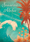 Hawaiian Holiday Wave - Personalized Holiday Greeting Card