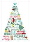 Happy Season's Aloha - Personalized Holiday Greeting Card