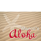 Season's Starfish - Hawaiian Holiday / Christmas Greeting Card