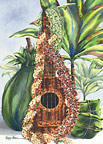 Mele Pua (Flower Song) - Hawaiian Holiday / Christmas Greeting Card