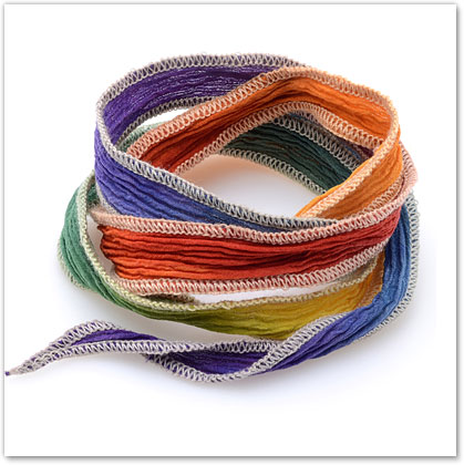 Tropical Rainbow - Silk Wrap