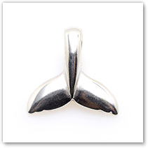 Whale Tail - Silver Charm