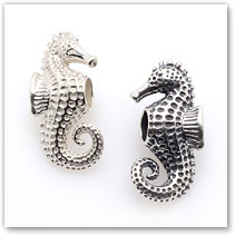 Seahorse - Silver Charm