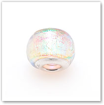 Clear with Sparkles - Glass Bead