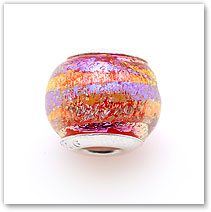 Sunrise Pink - Glass Bead