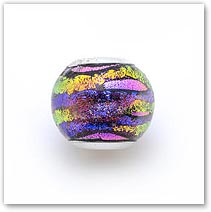 Purple Orchid - Glass Bead