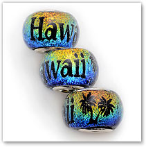 Hawaii - Sunset - Glass Bead