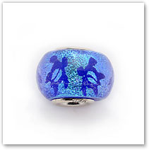 Petro Turtle - Blue - Glass Bead