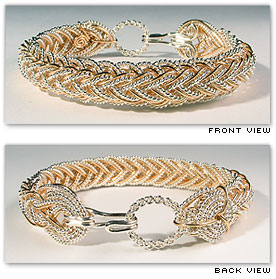 Heart Lace - Hawaiian Jewelry by Varsha Titus - Nautical Braid Bracelet