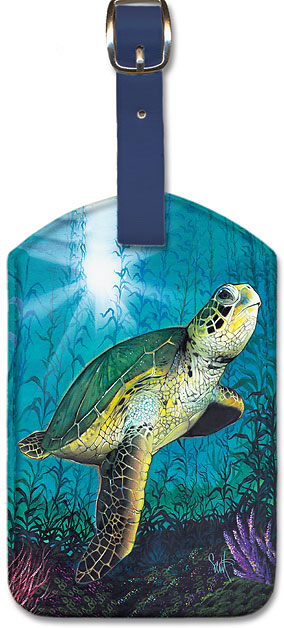 Turtle luggage tag outlet