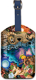 Moon of Manakoora - Hawaiian Leatherette Luggage Tags