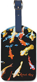 Koi Reflections - Hawaiian Leatherette Luggage Tags