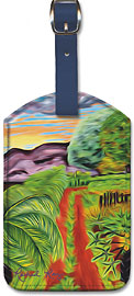 The Papaya Farm - Hawaiian Leatherette Luggage Tags