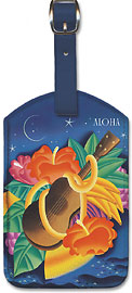 The Essence Of Aloha - Hawaiian Leatherette Luggage Tags