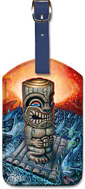 Kon Tiki Dream - Hawaiian Leatherette Luggage Tags