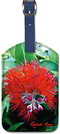 Liko Lehua - Hawaiian Leatherette Luggage Tags