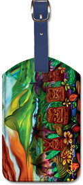 Garden of Gods - Hawaiian Leatherette Luggage Tags