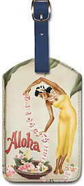 The Leimaker - Hawaiian Leatherette Luggage Tags