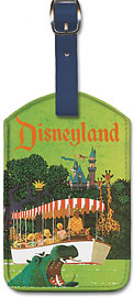 United Airlines Disneyland, Anaheim, California - Leatherette Luggage Tags