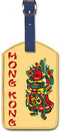 Hong Kong - Leatherette Luggage Tags