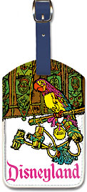 Disneyland - Jose The Macaw - Leatherette Luggage Tags