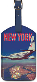 New York by Clipper Pan American - Leatherette Luggage Tags