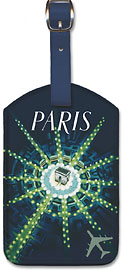 Paris - Arc de Triomphe (Arch of Triumph) - Leatherette Luggage Tags