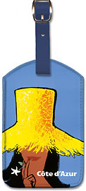 Côte d'Azur - French Coast - Leatherette Luggage Tags