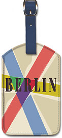 Berlin, Germany - Leatherette Luggage Tags