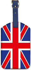 UK Flag - Leatherette Luggage Tags