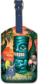 Diga Diga Doo - Hawaiian Leatherette Luggage Tags