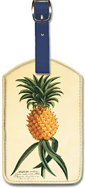 Ho'okipa, Hawaiian Pineapple - Hawaiian Leatherette Luggage Tags